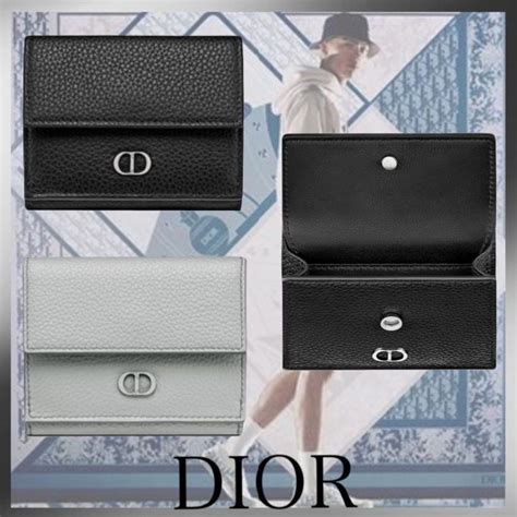 dior metallic card wallet|christian dior wallet price.